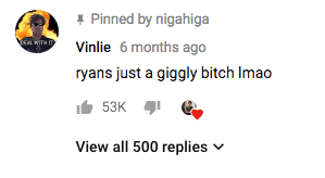 most likes on youtube comment