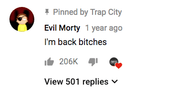 most liked youtube comment evil morty